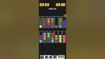 Ball Sort Puzzle Level 121 Walkthrough