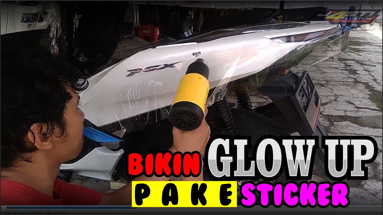 installation VPF sticker super glossy for new pcx 160 - YouTube