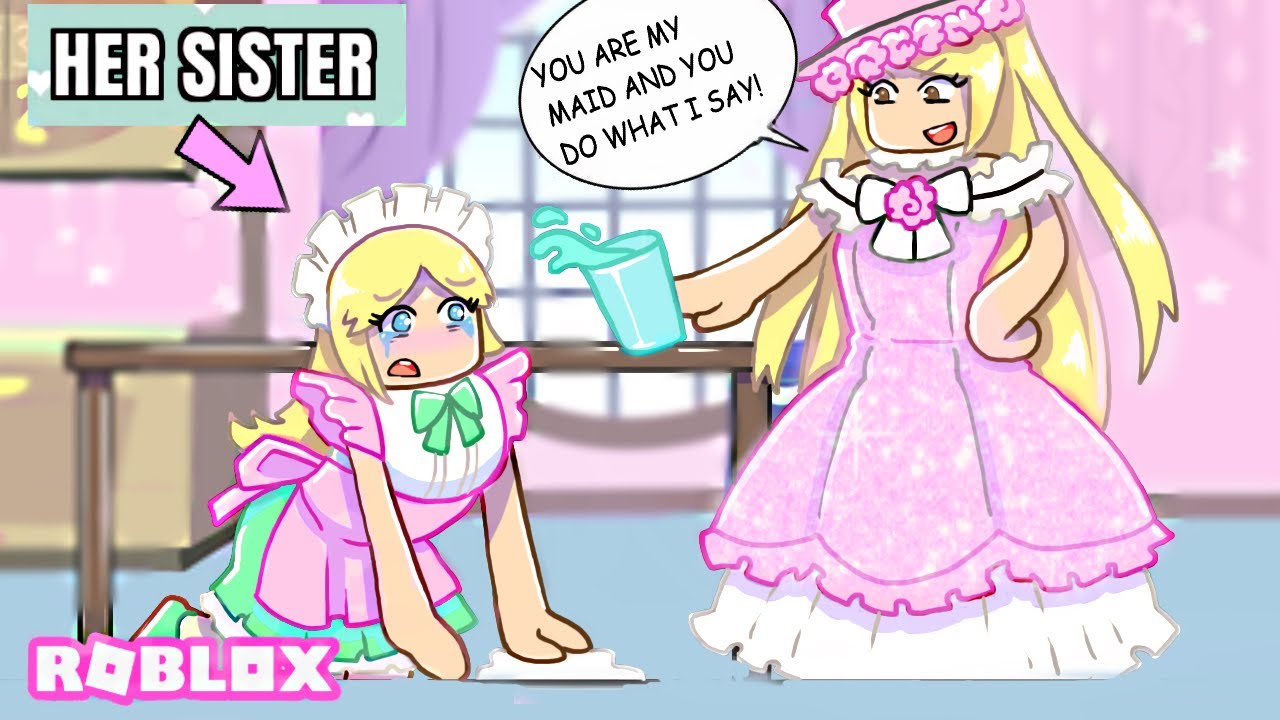 I Lied To My Twin Sister And Turned Her Into A Maid Roblox Roleplay Youtube - roblox inquisitormaster clothes code