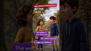 Easy English Conversation Practice | Talking About Weather in the Park | Slow English for Beginners