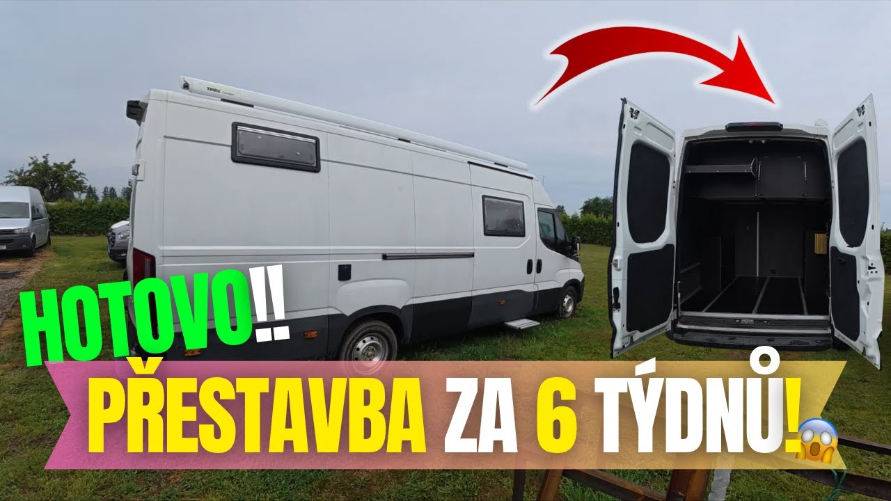 Poslední prohlídka před předáním!! | Přestavba obytné dodávky! | 🚐🏕️