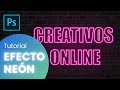 🔥 Cómo CREAR TEXTO con EFECTO NEÓN en ADOBE PHOTOSHOP (solo 5 PASOS)