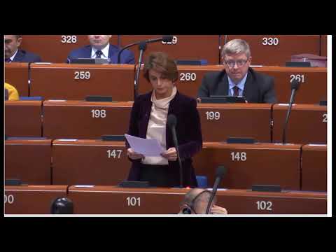 თამარ ჩუგოშვილის გამოსვლა ევროსაბჭოს საპარლამენტო ასამბლეაზე