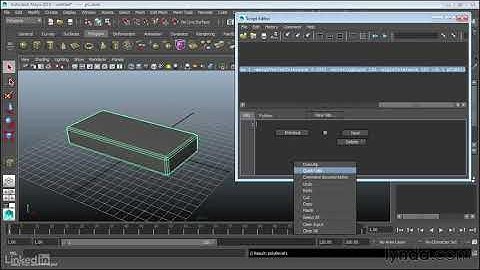 1.4 Введение в MEL в Maya. Создание кнопок. Курс "Создание скриптов MEL в Maya"