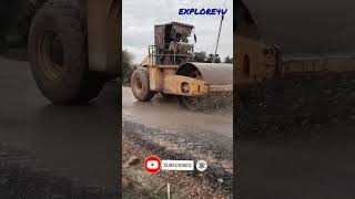 Perfect rolling work done by HAMM compactor over GSB (GRANULAR SUB BASE) #jcb #hindi #construction