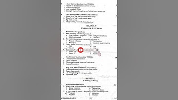 2nd year fourth semester pharmacology, pathology,and genetic VNSGU EXAM PAPER (2025)