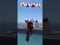 CatNoir Vs Black Widow Vs Carnage Vs Spiderman BMW Bike Jump Challenge GTA V Superhero Mods
