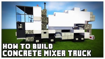 ► Minecraft : How to Make - Concrete Mixer Truck