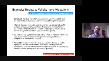 Empirical Methods in Software Engineering. Lecture 9.2 - Case Study Validity