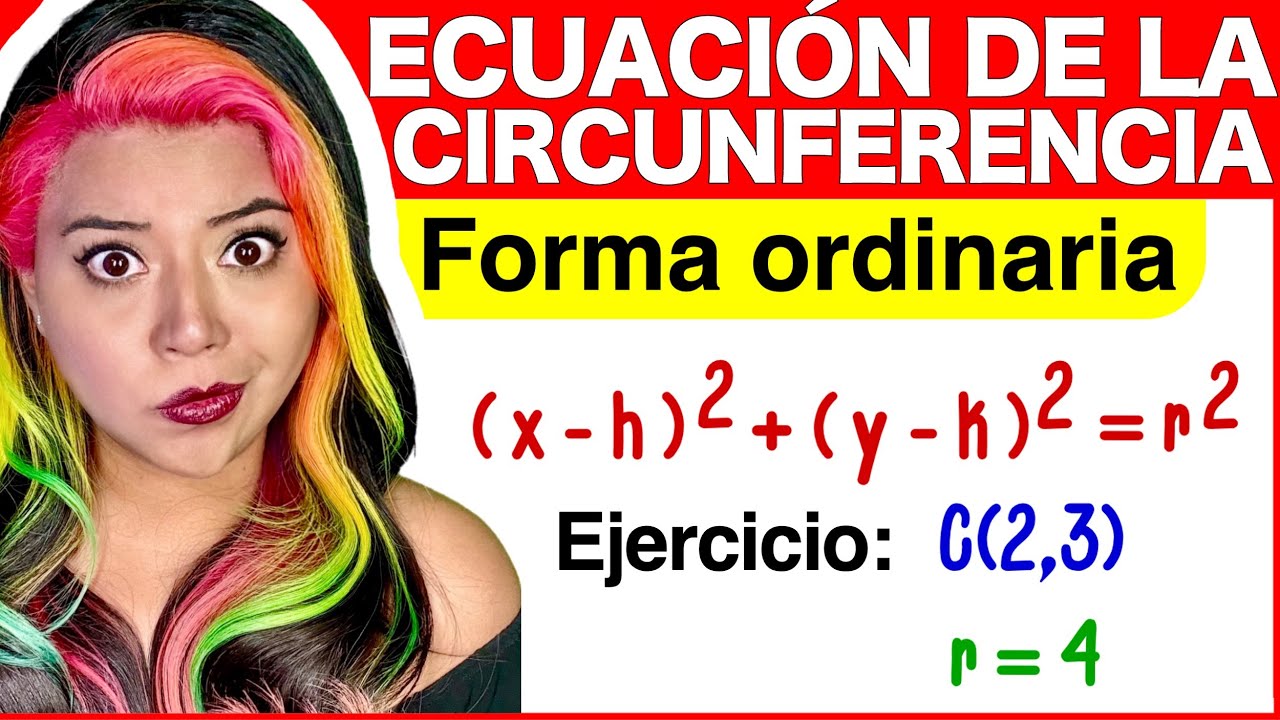 Ecuación ordinaria de la circunferencia ¿Cómo graficar una
