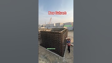 Box culvert reinforcement view @CIVILMOTIVERSITY #shorts #youtubeshorts #gangaexpressway