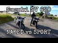 Suzuki SV 650N vs Suzuki SV 650S