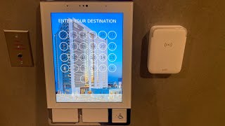 RARE ThyssenKrupp AGILE Destination Dispatch Elevators - Ocean Enclave Resort - Myrtle Beach, SC