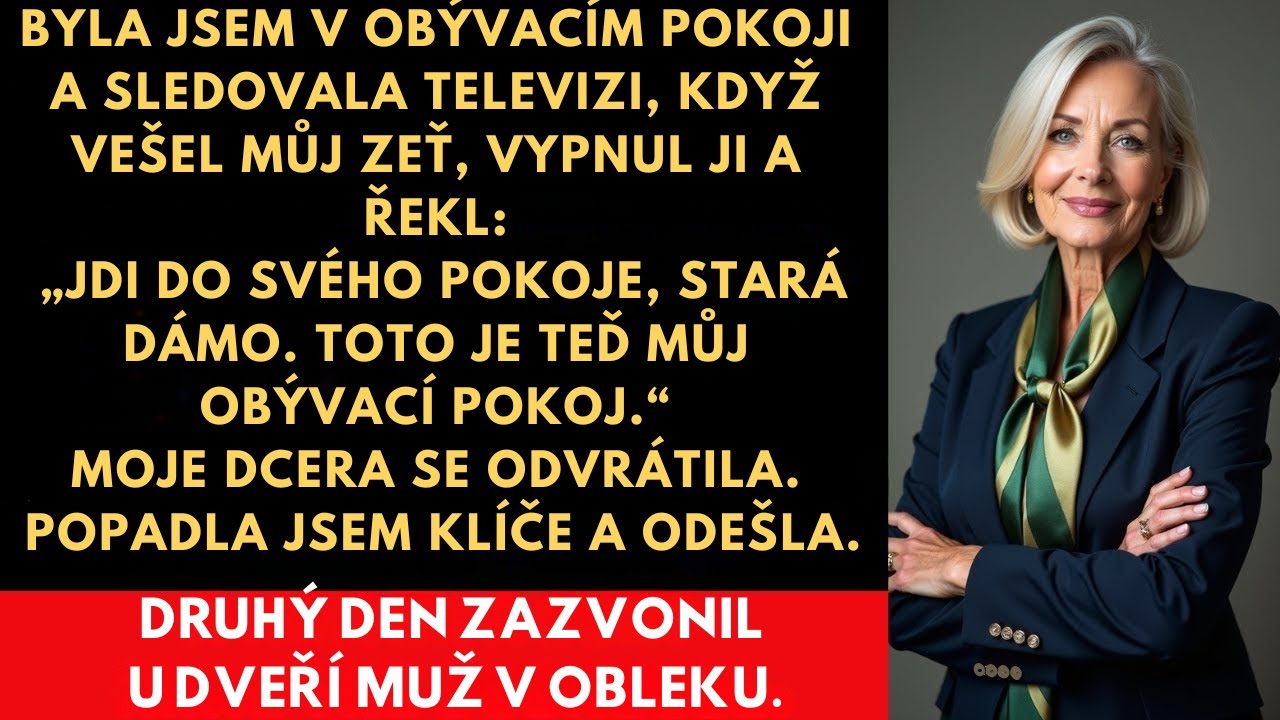 Vypnul televizi a řekl mi: „Vypadni.“