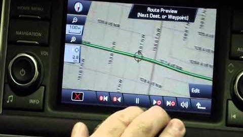 2011 Land Rover Navigation Route Preview