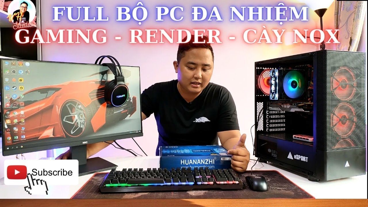 FULL BỘ PC GAMING – RENDER – CÀY NOX ĐỀU OK