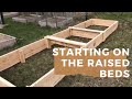 Starting on the raised beds. Victory Garden Series.