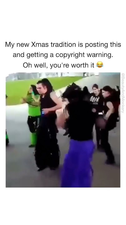 Goths Dancing To All I Want For Christmas Cyber Goths Dancing To Mariah Carey's "All I Want For Christmas Is You