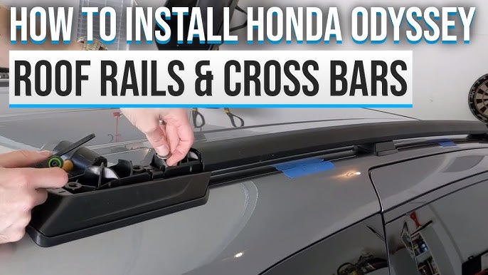 How To Install Roof Rails Honda Odyssey - YouTube