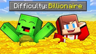 Mikey and JJ Survive On Billionaire Difficulty in Minecraft (Maizen)