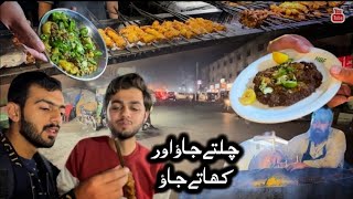 WALK AND EAT ON THE STREETS OF SIALKOT PAKISTAN | STREET FOOD PAKISTAN | EPISODE 1 (part 1)