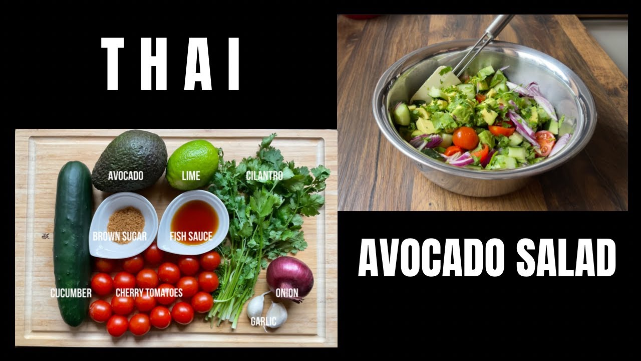 How to make Thai avocado salad JEAN LENNERTZ YouTube