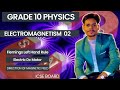 Grade 10 Physics Electromagnetism| Electric motor and Flemings left hand rule icse board