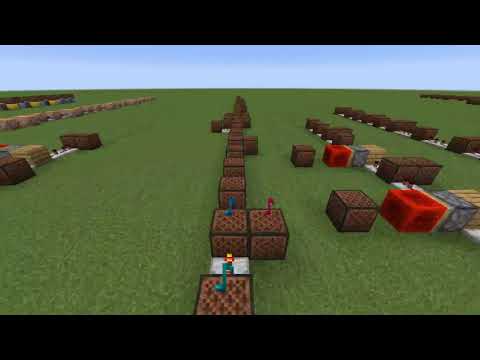 【Minecraft】過去最高のクオリティ！！東北新幹線車内チャイム編集してみた！【Note blocks】