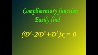 Complimentary function easily find by easy maths example-6