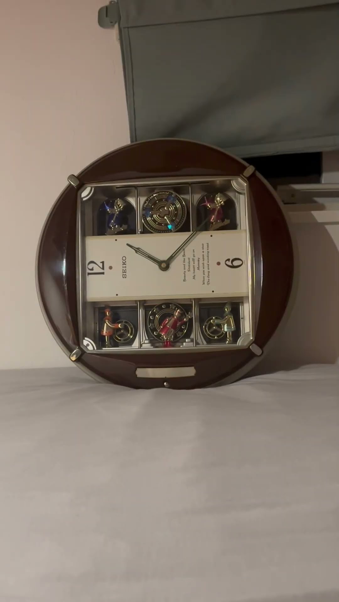 セイコーディスクドリームRE544B #seiko #からくり時計 - YouTube