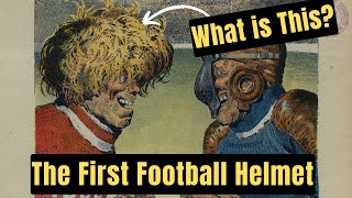 Football Equipment History The First Football Helmet Was Football Hair Not Leather