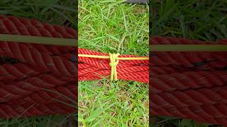 Fastest Rope Tie Technique Ever ✅💡 #shorts #lifehacks #viral
