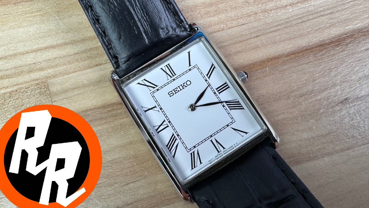 Seiko “Tank” essentials SWR049 (TriFecta Watches) - YouTube