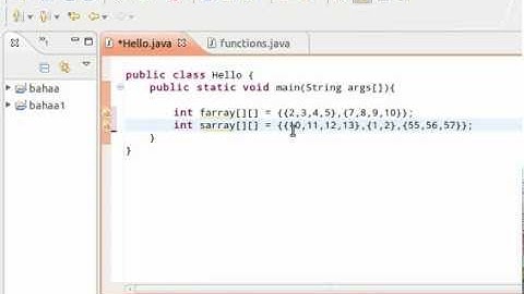 java tutorial - 26 - Multidimensional Arrays - تعلم البرمجة بلغة جافا