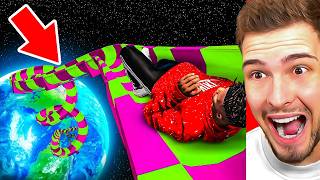 THE BEST WATER SLIDE RACING in GTA 5! screenshot 4