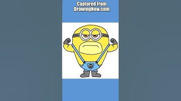 How to Draw a Mega Minion (Dave from Despicable Me 4)