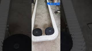 Flexible Plastic Slat Chain Conveyor