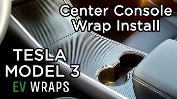 Tesla Model 3 / Model Y Center Console Wrap Installation