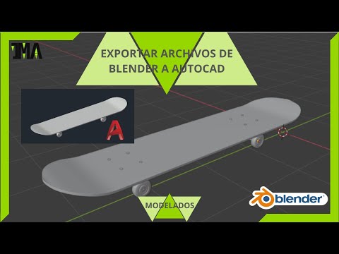 Exportar archivos de Blender a AutoCAD ( Tutorial en español)