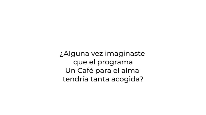 Un caf para el alma  / Invitado Pst Eddy Merchn