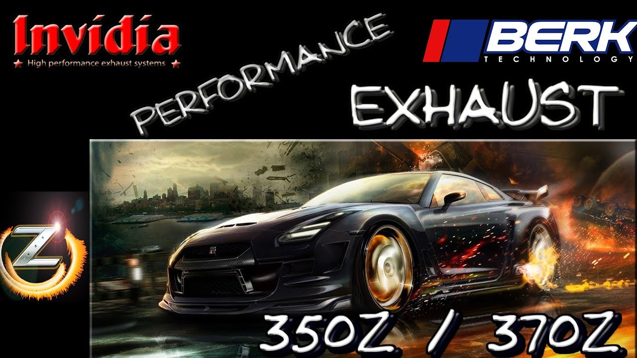 350Z | 370Z - EXHAUST - Invidia Gemini CBE and Berk Tech HFC's
