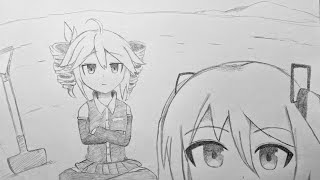 『ただ、穴を掘って埋める毎日』/ 初音ミク,重音テトSV