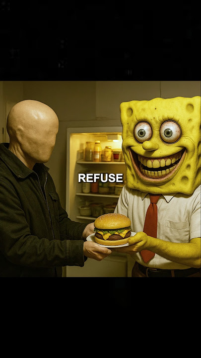 Here's What To Do If You See SpongeBob Eating Burgers #scary #shorts #creepy