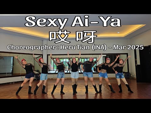 HINA•*¨*•.¸♬︎ TGIF | Sexy Ai-Ya 哎 呀 | LINE DANCE | High Intermediate | Heru