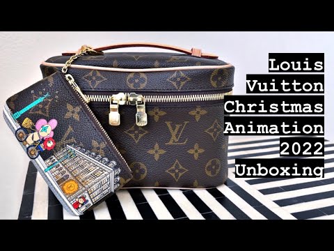 LOUIS VUITTON Monogram 2022 Christmas Animation Paris Mini