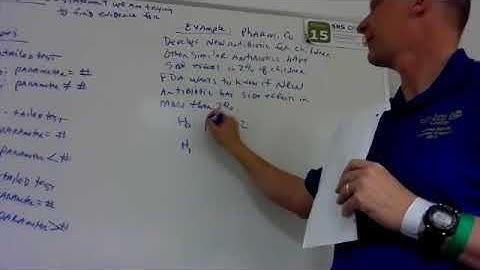 10.1 Language of Hypothesis Testing