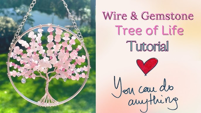 Recycled Metal Heart Shape Tree of Life