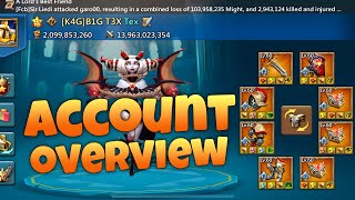 Lords Mobile - B1G T3X account overview! ONE OF THE STRONGEST IN GAME. MAXED PIECES screenshot 5