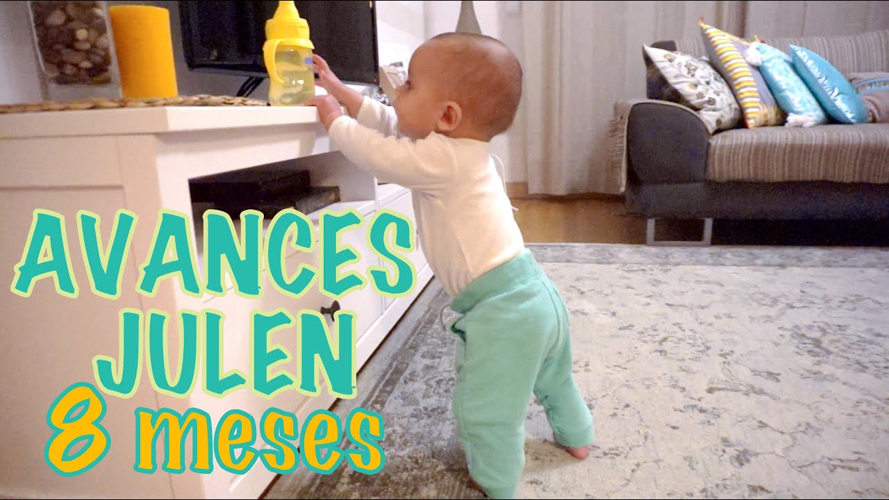 embarazo de 22 semanas Julen se pone de pie! - Bebé 8 meses