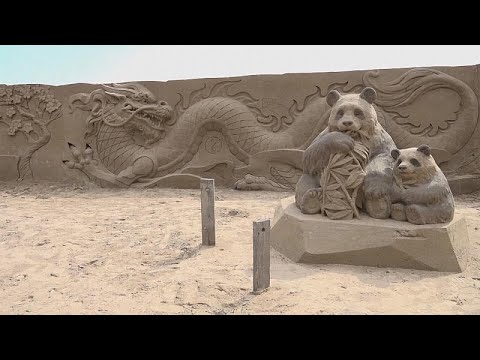 Vídeo: Como Se Tornar Um Participante Do Festival De Escultura Em Areia Em São Petersburgo